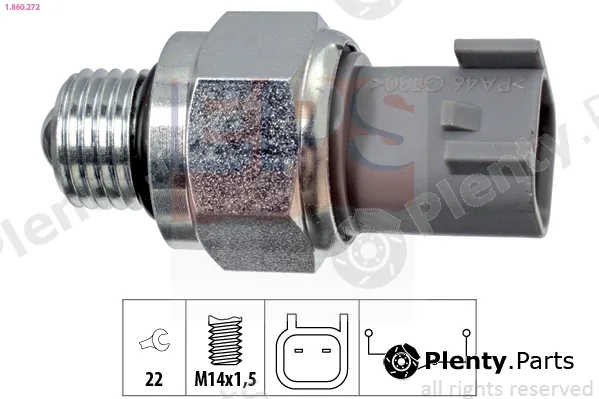 EPS 1.860.272 — Switch, reverse light Made in Italy - OE Equivalent