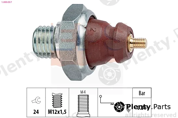 EPS 1.800.057 — Oil Pressure Switch Made in Italy - OE Equivalent