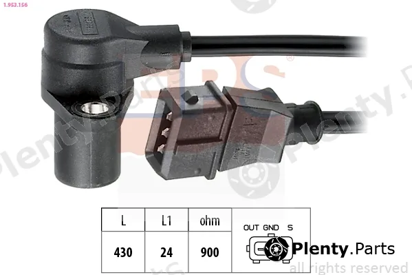 EPS 1.953.156 — Sensor, crankshaft pulse Made in Italy - OE Equivalent