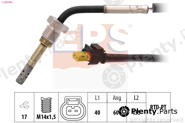 EPS 1.220.084 — Sensor, exhaust gas temperature Made in Italy - OE Equivalent
