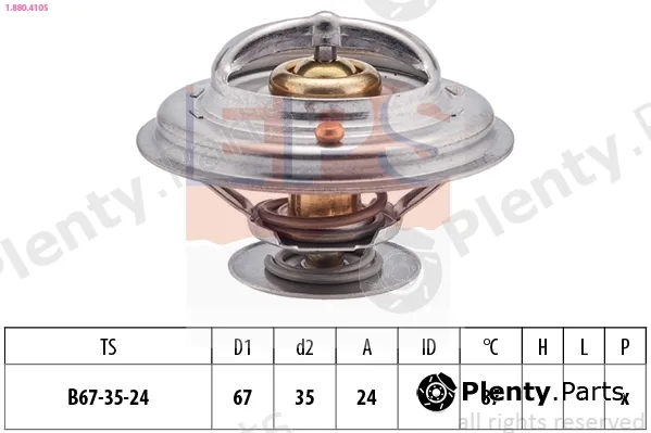 EPS 1.880.410S — Thermostat, coolant Made in Italy - OE Equivalent