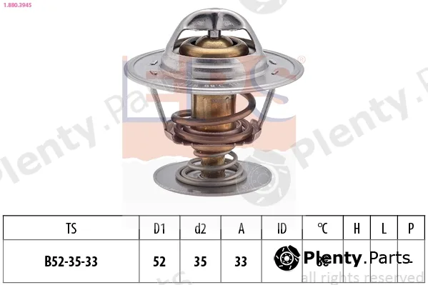 EPS 1.880.394S — Thermostat, coolant Made in Italy - OE Equivalent