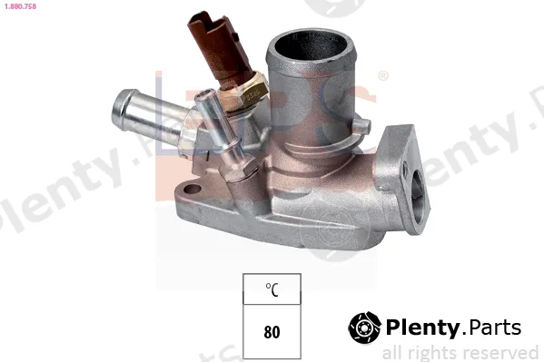 EPS 1.880.758 — Thermostat, coolant Made in Italy - OE Equivalent