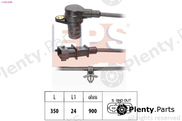 EPS 1.953.849 — Sensor, crankshaft pulse Made in Italy - OE Equivalent