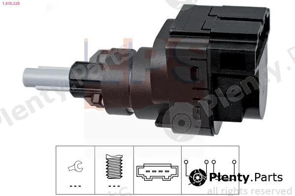 EPS 1.810.228 — Stop Light Switch Made in Italy - OE Equivalent
