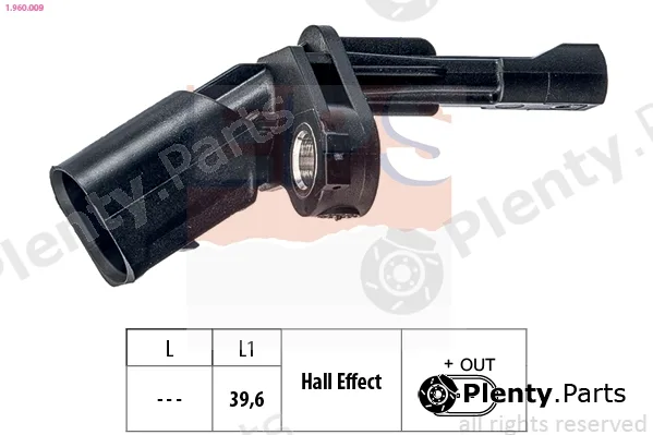 EPS 1.960.009 — Sensor, wheel speed Made in Italy - OE Equivalent