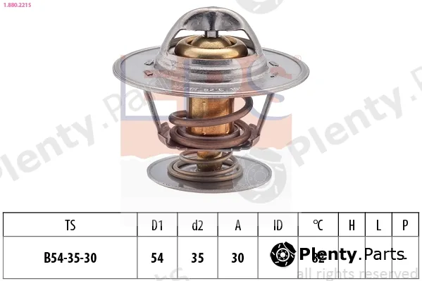 EPS 1.880.221S — Thermostat, coolant Made in Italy - OE Equivalent