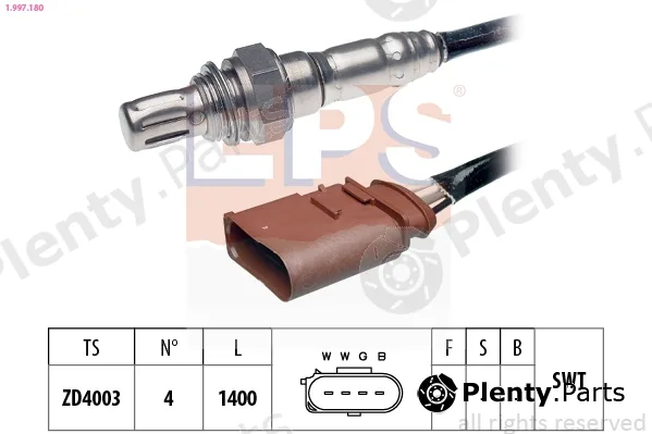 EPS 1.997.180 — Lambda Sensor Made in Italy - OE Equivalent
