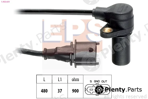 EPS 1.953.631 — Sensor, crankshaft pulse Made in Italy - OE Equivalent