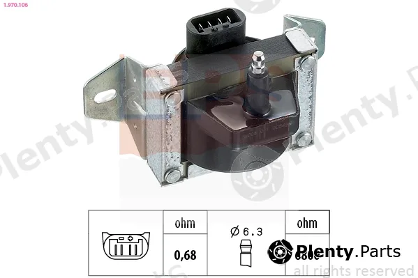 EPS 1.970.106 — Ignition Coil Made in Italy - OE Equivalent