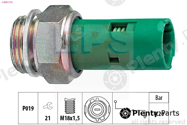 EPS 1.800.110 — Oil Pressure Switch Made in Italy - OE Equivalent