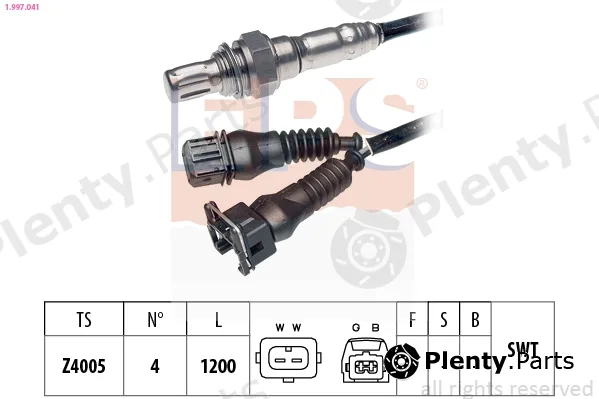 EPS 1.997.041 — Lambda Sensor Made in Italy - OE Equivalent