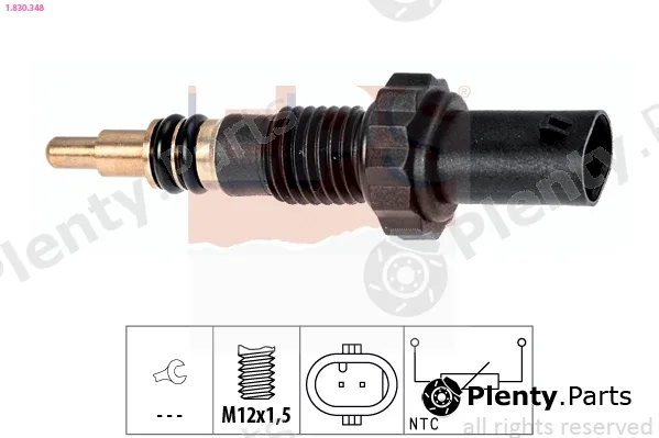 EPS 1.830.348 — Sensor, coolant temperature Made in Italy - OE Equivalent