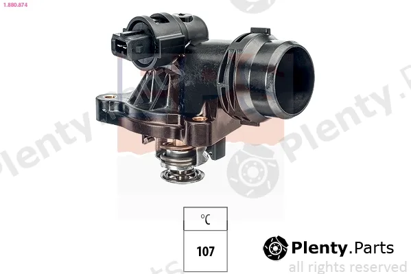 EPS 1.880.874 — Thermostat, coolant Made in Italy - OE Equivalent
