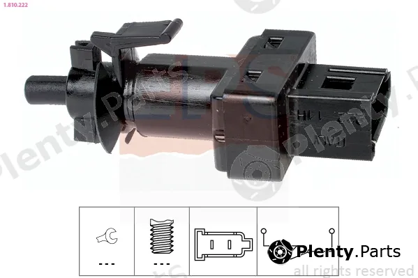 EPS 1.810.222 — Stop Light Switch Made in Italy - OE Equivalent
