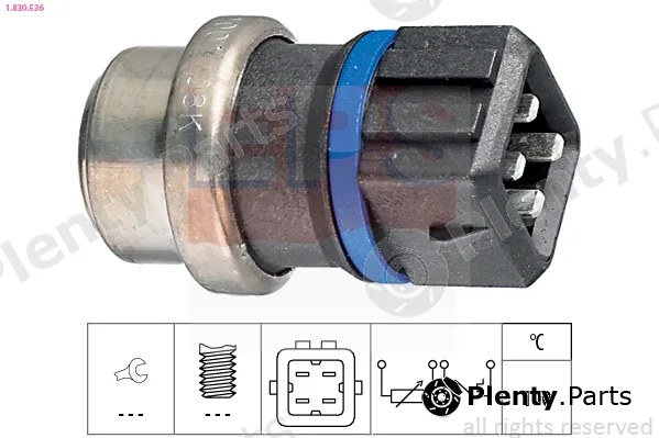 EPS 1.830.536 — Sensor, coolant temperature Made in Italy - OE Equivalent