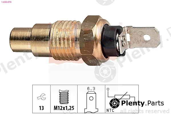 EPS 1.830.078 — Sensor, coolant temperature Made in Italy - OE Equivalent
