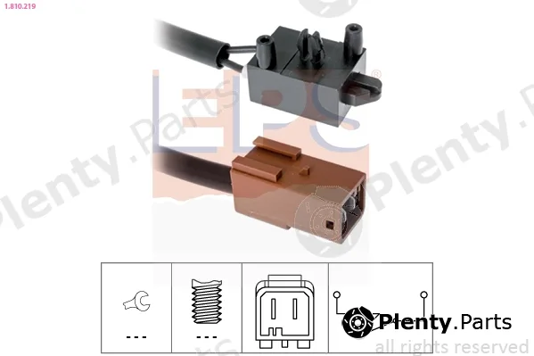 EPS 1.810.219 — Switch, clutch control (cruise control) Made in Italy - OE Equivalent