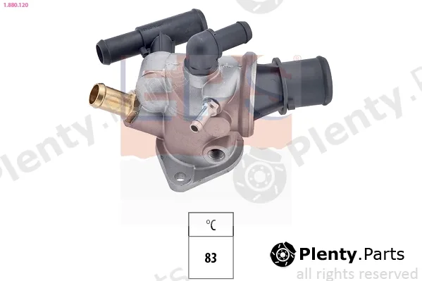 EPS 1.880.120 — Thermostat, coolant Made in Italy - OE Equivalent