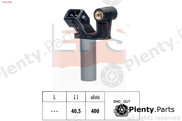 EPS 1.953.307 — Sensor, crankshaft pulse Made in Italy - OE Equivalent