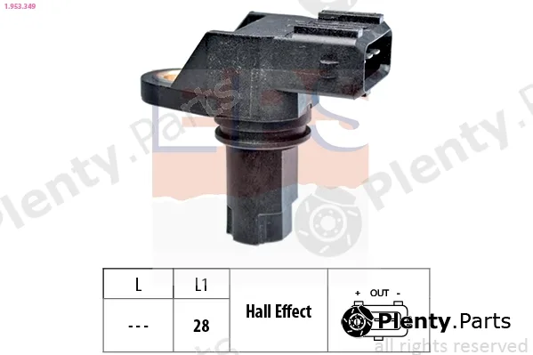 EPS 1.953.349 — Sensor, crankshaft pulse Made in Italy - OE Equivalent