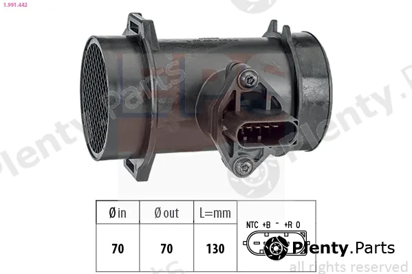 EPS 1.991.442 — Mass Air Flow Sensor Made in Italy - OE Equivalent