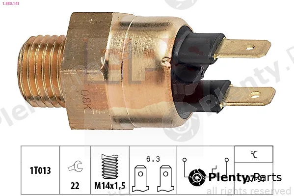 EPS 1.850.141 — Temperature Switch, radiator fan Made in Italy - OE Equivalent