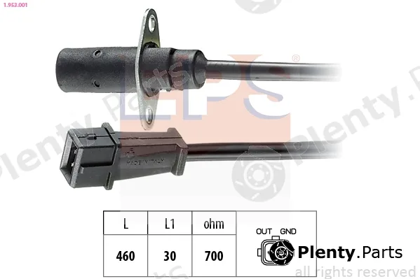 EPS 1.953.001 — Sensor, crankshaft pulse Made in Italy - OE Equivalent