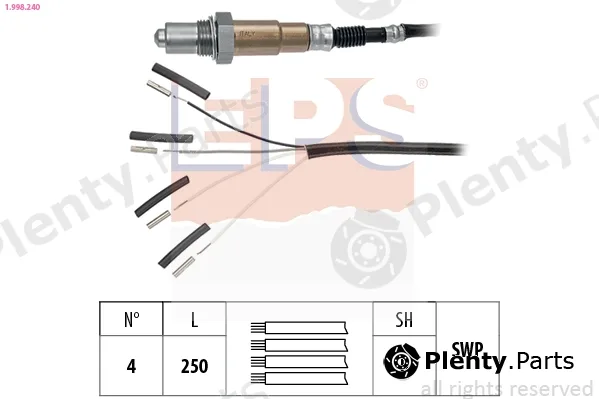 EPS 1.998.240 — Lambda Sensor Made in Italy - OE Equivalent