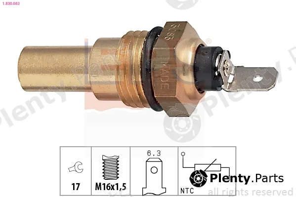 EPS 1.830.083 — Sensor, coolant temperature Made in Italy - OE Equivalent