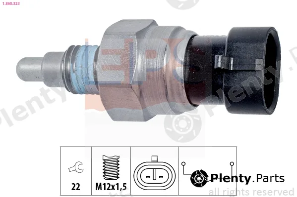 EPS 1.860.323 — Switch, reverse light Made in Italy - OE Equivalent