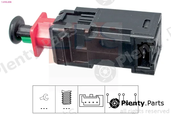 EPS 1.810.208 — Stop Light Switch Made in Italy - OE Equivalent