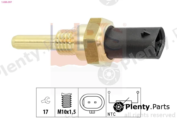 EPS 1.830.397 — Sensor, coolant temperature Made in Italy - OE Equivalent