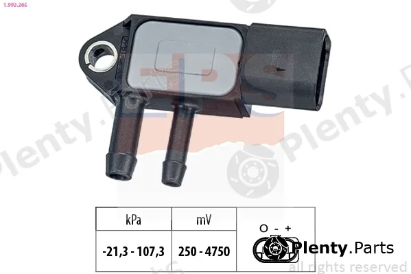 EPS 1.993.265 — Sensor, exhaust pressure Made in Italy - OE Equivalent