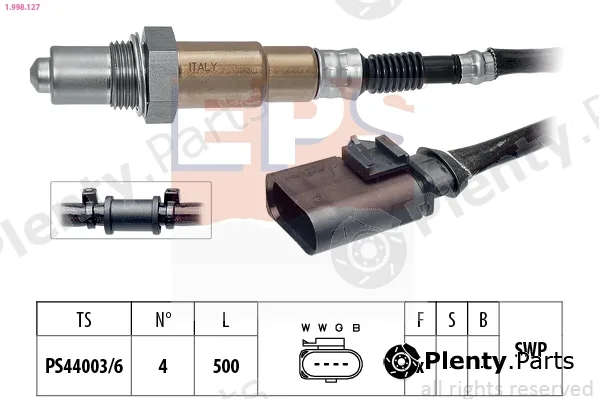EPS 1.998.127 — Lambda Sensor Made in Italy - OE Equivalent