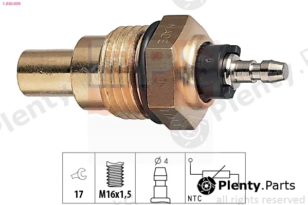 EPS 1.830.009 — Sensor, coolant temperature Made in Italy - OE Equivalent