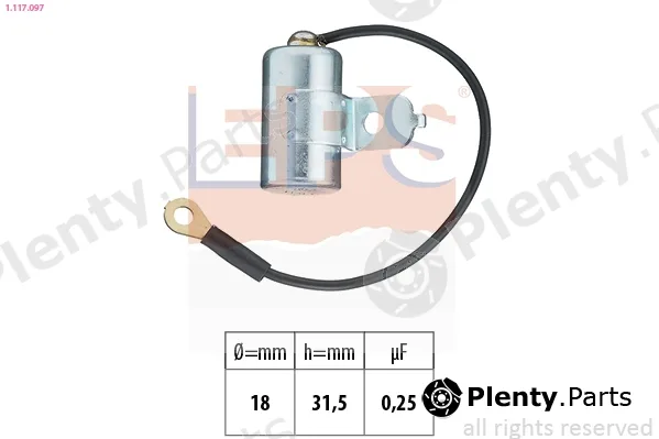 EPS 1.117.097 — Capacitor, ignition system Made in Italy - OE Equivalent