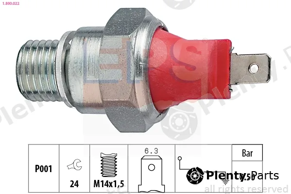 EPS 1.800.022 — Oil Pressure Switch Made in Italy - OE Equivalent