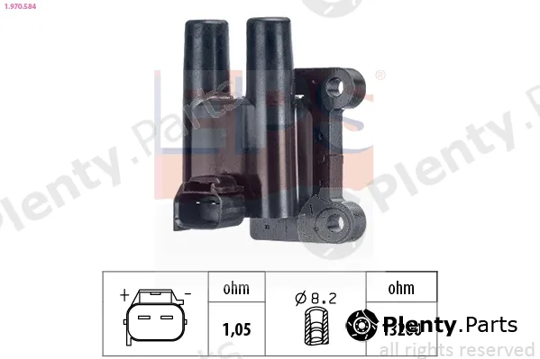 EPS 1.970.584 — Ignition Coil Made in Italy - OE Equivalent
