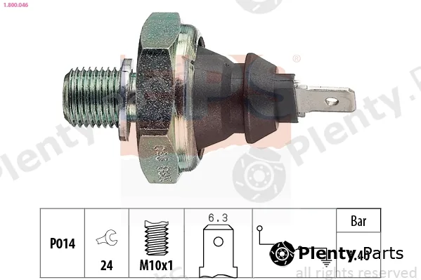 EPS 1.800.046 — Oil Pressure Switch Made in Italy - OE Equivalent