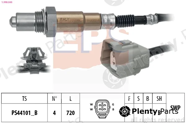 EPS 1.998.565 — Lambda Sensor Made in Italy - OE Equivalent