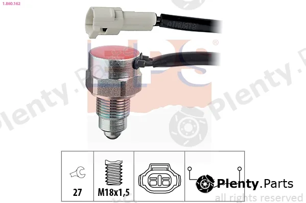 EPS 1.860.162 — Switch, reverse light Made in Italy - OE Equivalent
