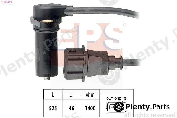 EPS 1.953.219 — Sensor, crankshaft pulse Made in Italy - OE Equivalent