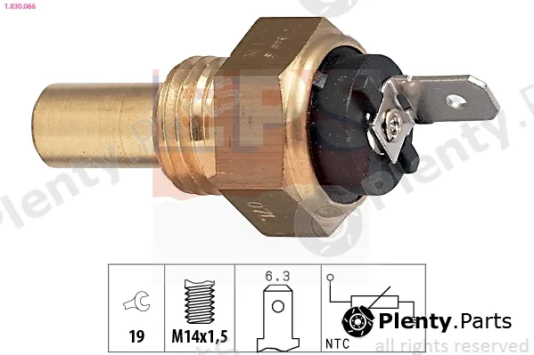 EPS 1.830.066 — Sensor, coolant temperature Made in Italy - OE Equivalent