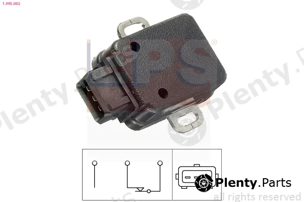 EPS 1.995.062 — Sensor, throttle position Made in Italy - OE Equivalent