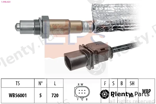 EPS 1.998.423 — Lambda Sensor Made in Italy - OE Equivalent