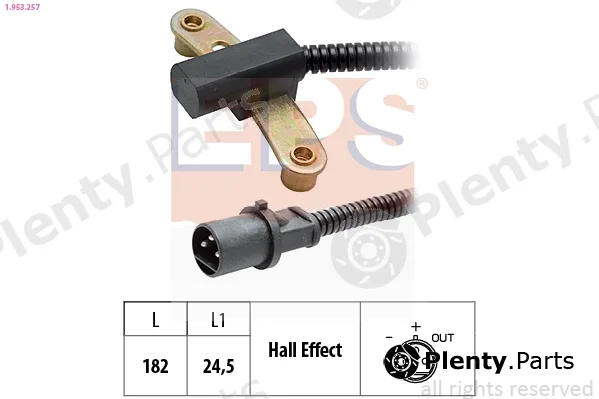 EPS 1.953.257 — Sensor, RPM Made in Italy - OE Equivalent