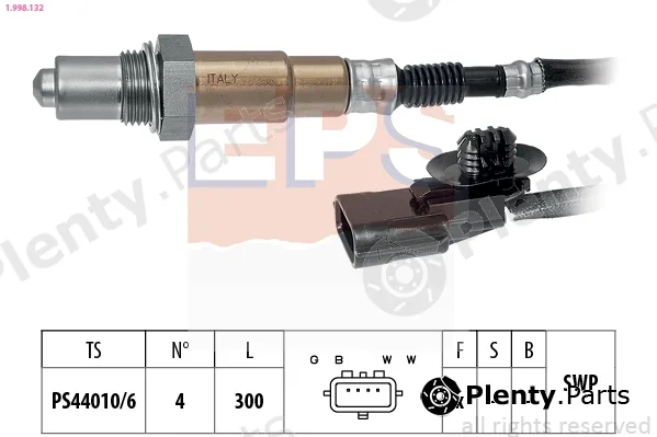 EPS 1.998.132 — Lambda Sensor Made in Italy - OE Equivalent