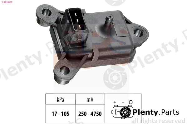 EPS 1.993.003 — Air Pressure Sensor, altitude adaption Made in Italy - OE Equivalent