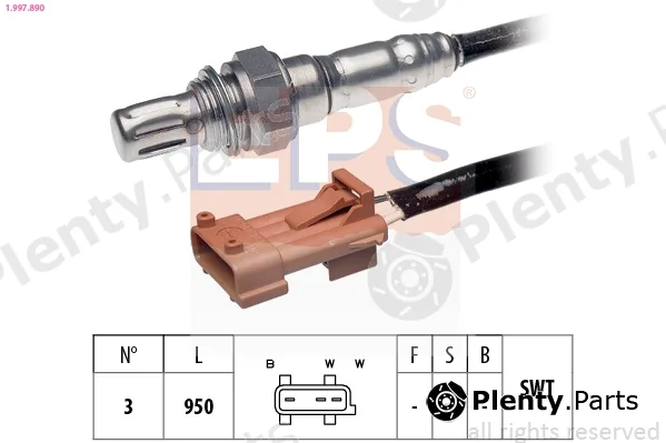 EPS 1.997.890 — Lambda Sensor Made in Italy - OE Equivalent